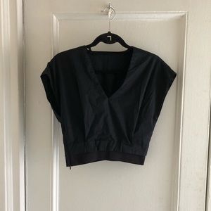 Ochirly black sleeveless top